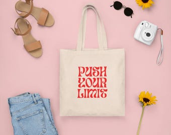 Organic Canvas Tote Bag, Everyday Eco Friendly Shopper