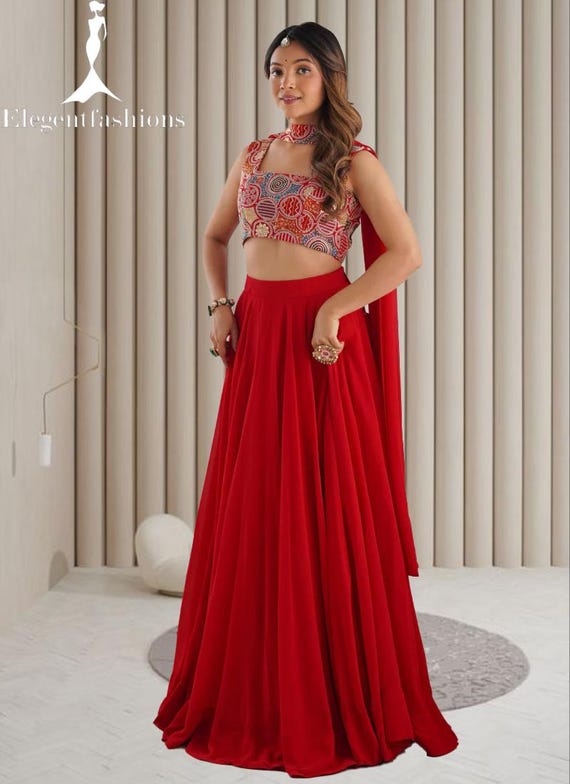 Indian Red Lehenga Set Bollywood Style Ghagra Stylish Lehenga Wedding & Party Wear Lehenga Choli Sangeet Wear Lehenga Traditional Outfit - Etsy Israel Indian Red Lehenga Set Bollywood Style Ghagra Stylish Lehenga Wedding & Party Wear Lehenga Choli Sangeet Wear Lehenga Traditional Outfit - Etsy Israel