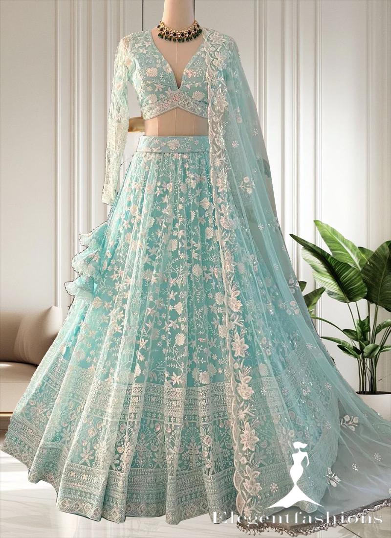 dusty blue indian dress BABARONI Chiffon Dusty Blue Bridesmaid Dresses Plunging V-Neck Floor-length  Spaghetti Straps A-line