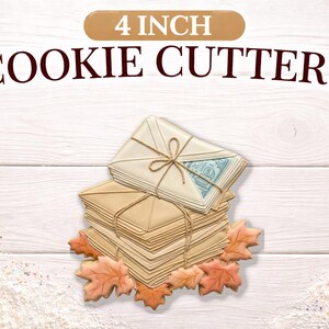 Stack of Letters Cookie Cutter | 4 Inch PLA Craft Tool