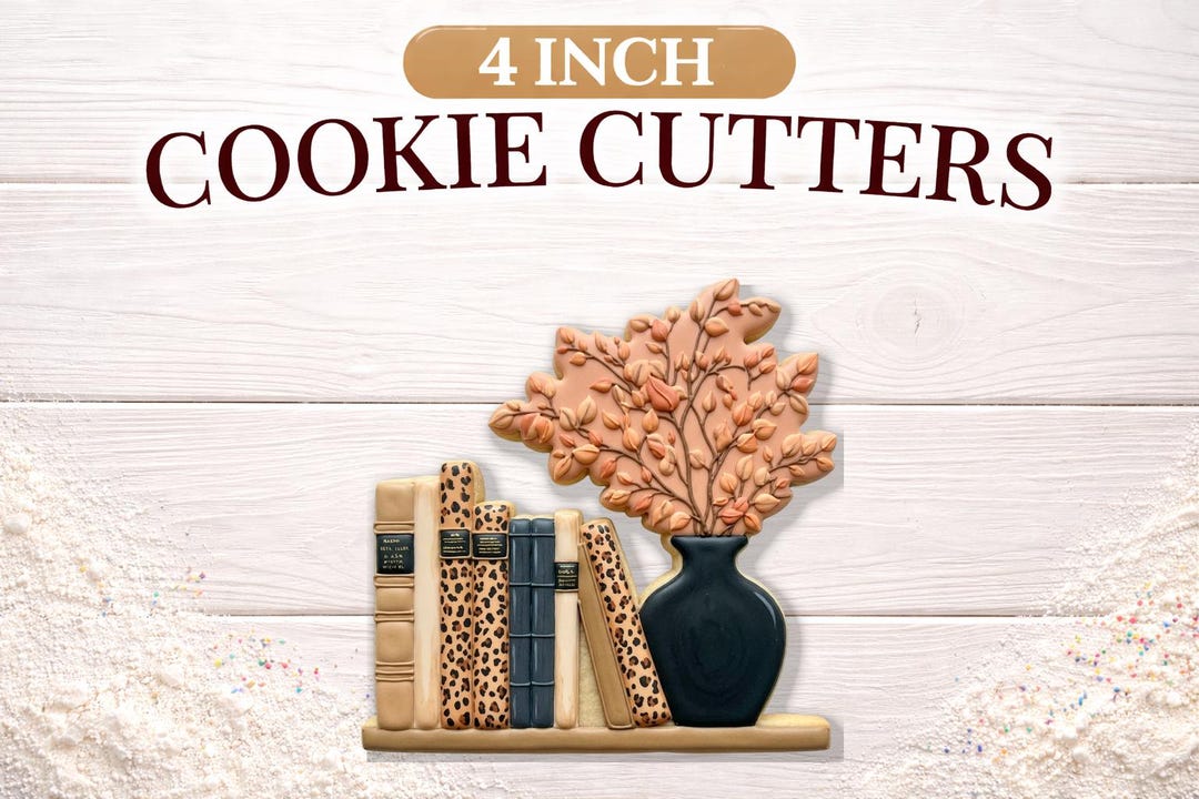Vase Leopard Cookie Cutter | 4 Inch PLA Cutter | Physical Cookie Cutter ...