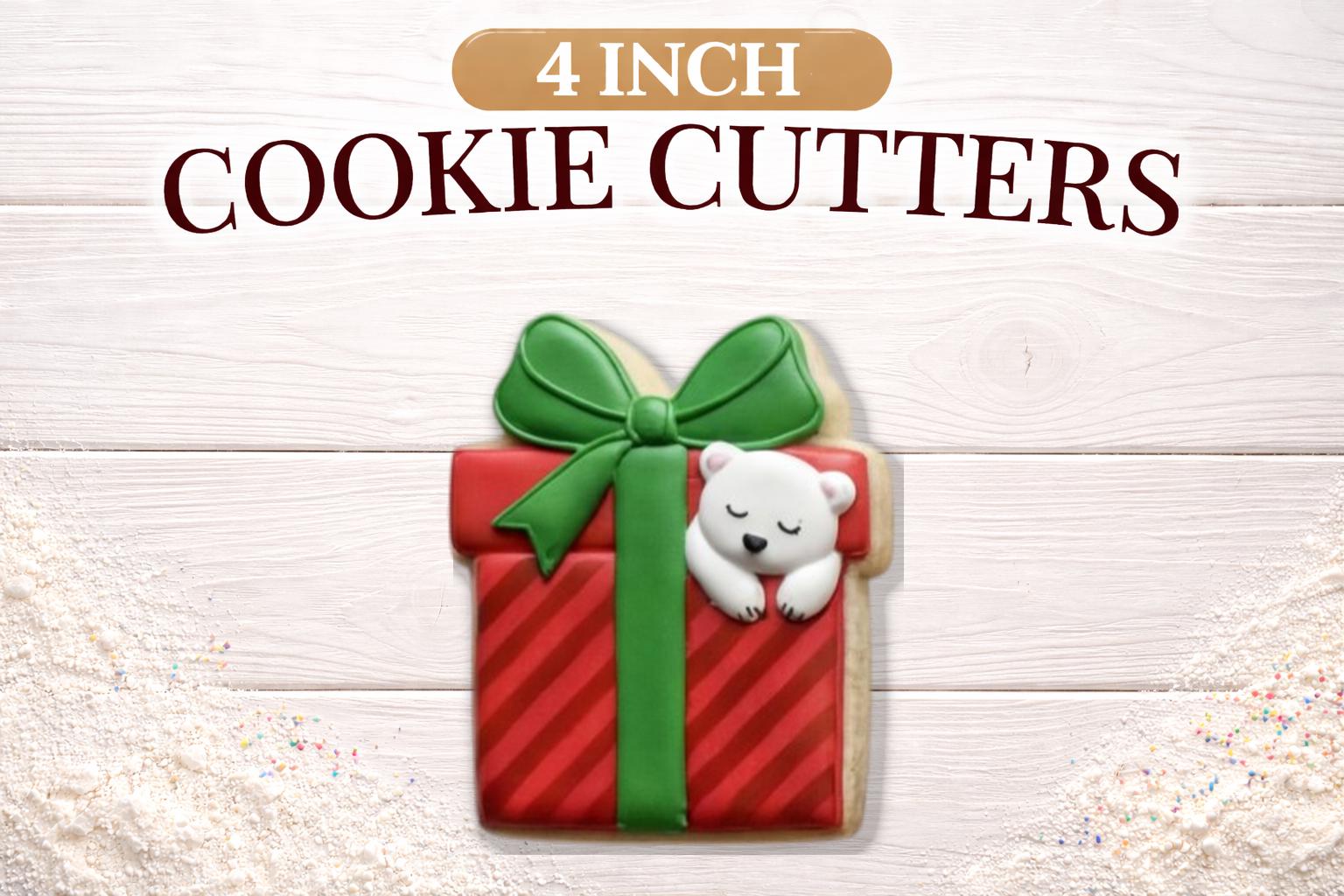 Gift Box Cookie Cutter | Pla Cookie Cutter | Fondant Cutter - Etsy
