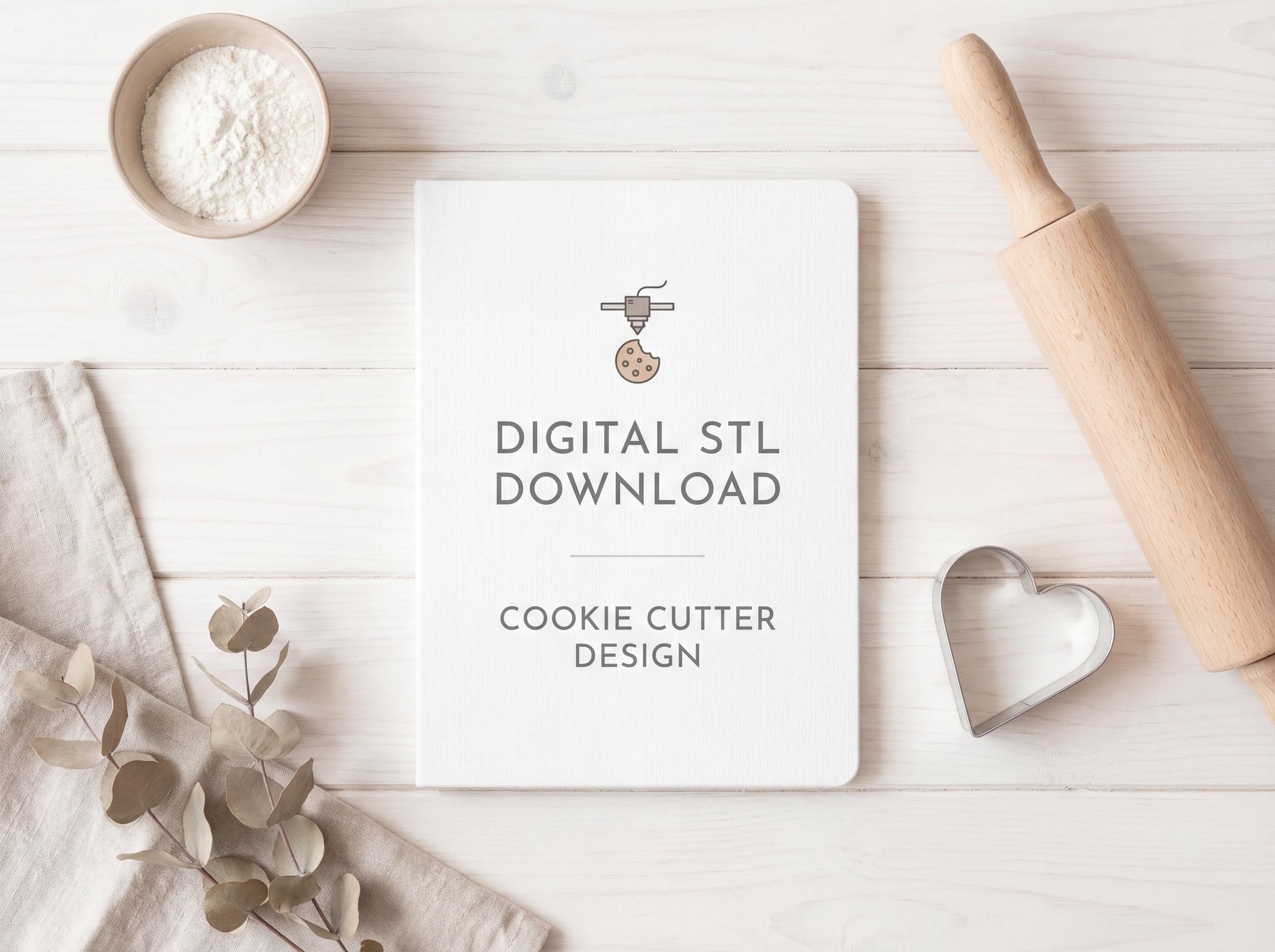 Bread Cookie Cutter STL File | 3D Printed Baking Tool (digital Download ...