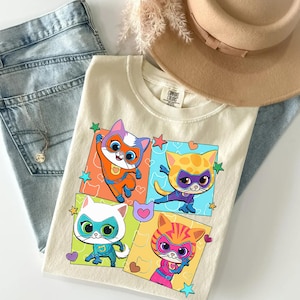 Super Kitties Png, Super Cat Design, Kitties Png, Cute Fantastic cat, Super Kittie Buddy,Bitsy Ginny Sparks Hero Png, Digital File Donwload