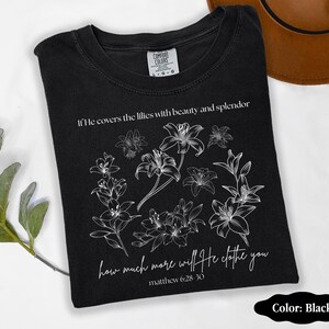 If He Dresses the Lilies - Etsy