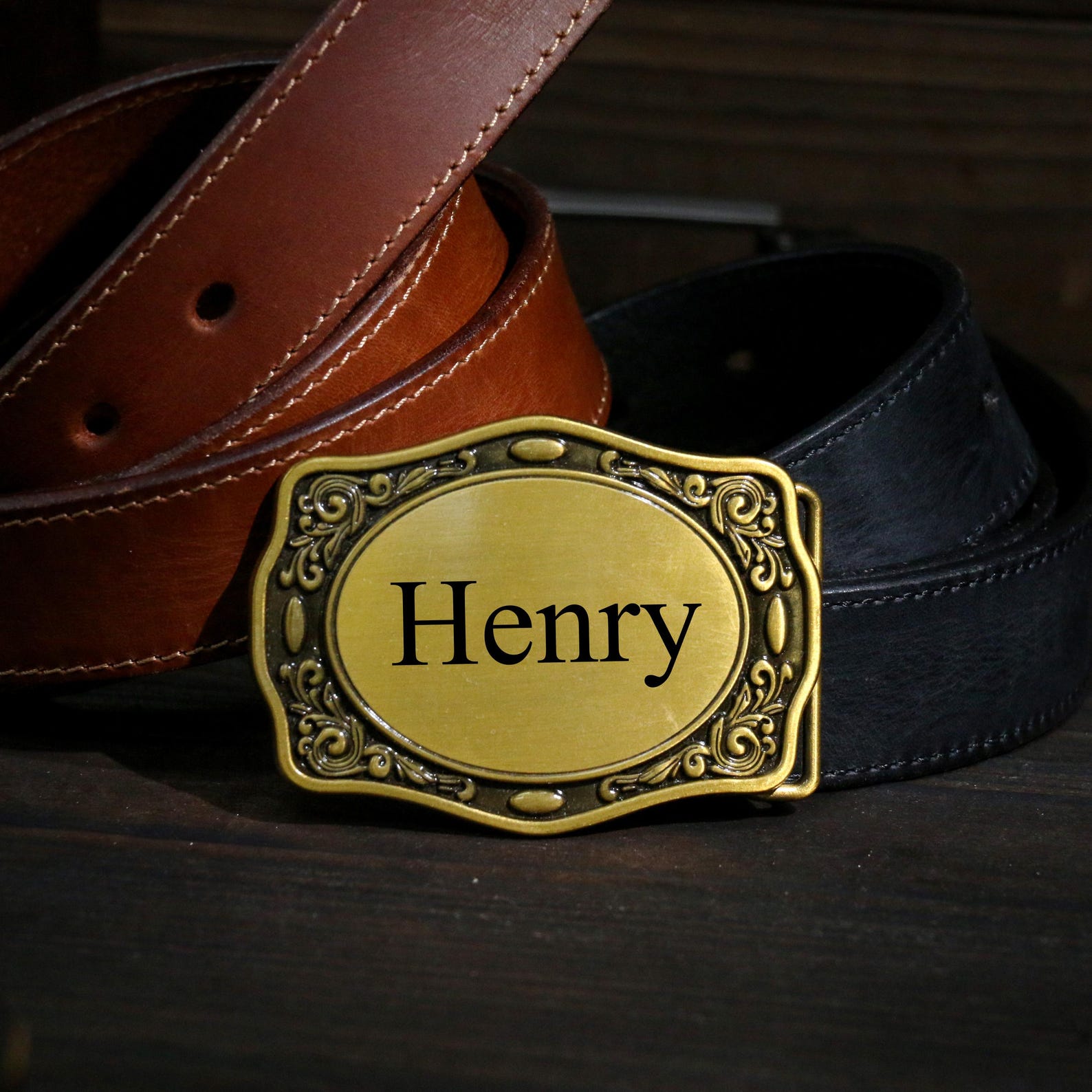 Custom Vintage Belt Buckles With Your Logo, Personalized Monogram Belt ...