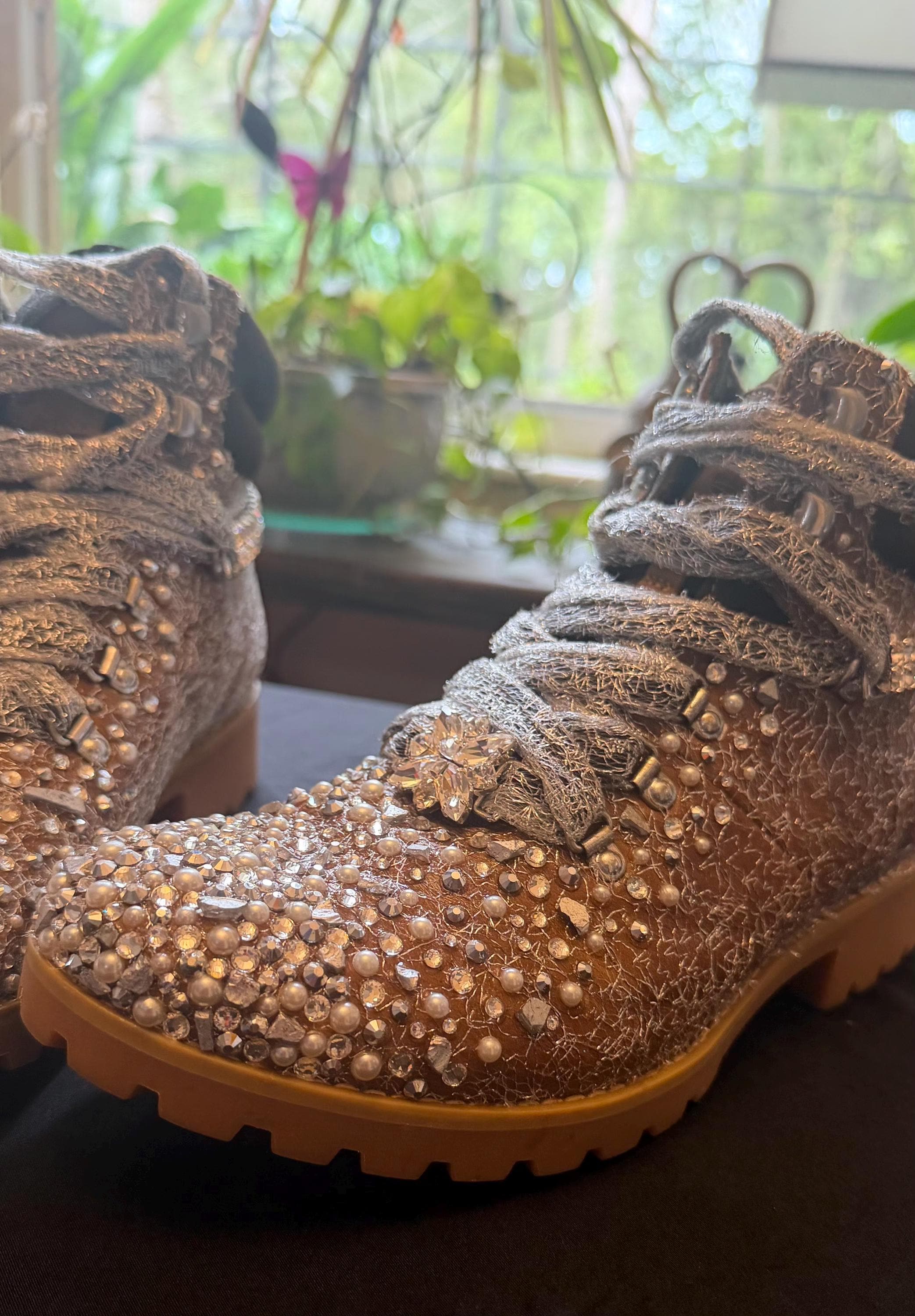 Timberland boots custom rhinestone - Etsy 日本