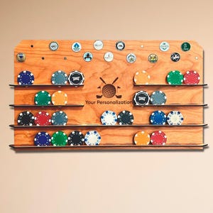 Golf Ball Marker Display, Custom Ball Marker Display Case, Ball Marker Display, Custom Golf Ball  Marker Holder, Ball Marker Collection