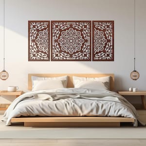 Mandala Wood Wall Art, Mandala Wall Hanging, Wooden Wall Art, Wooden Flower Mandala, Wooden Wall Mandala, Wood Mandala Flower Panel