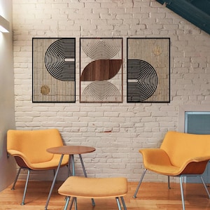 Geometric Wood Wall Art, Mid Century Modern Wood Art, Handmade Wood Art Wall, Modern Wood Art, Abstract Wood Wall Decor, Wood Wall Decor