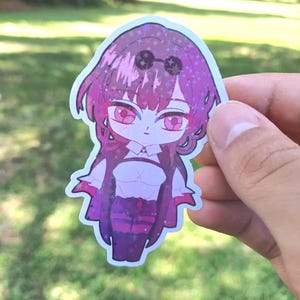 Sticker Kafka – Honkai Star Rail | Autocollant en vinyle anime pour laptop, journal, console. Kafka Sticker Vinyl Anime Sticker