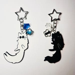 Satoru Gojo X Suguru Geto Cat Nyckelringar bild 4