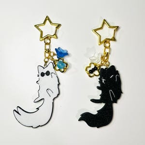 Satoru Gojo X Suguru Geto Cat Nyckelringar bild 8