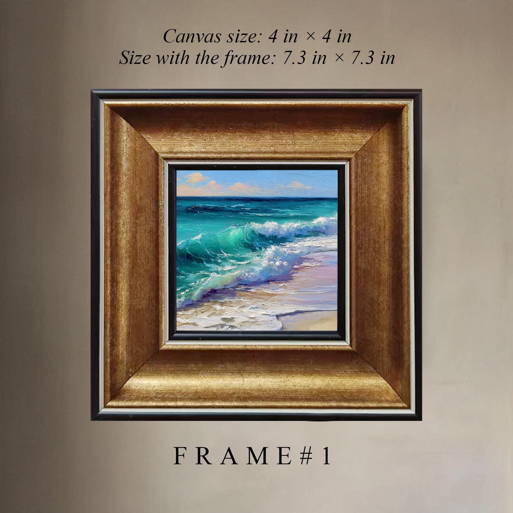 Realistic Ocean Art|small ocean painting|ocean art minimal|Ocean
