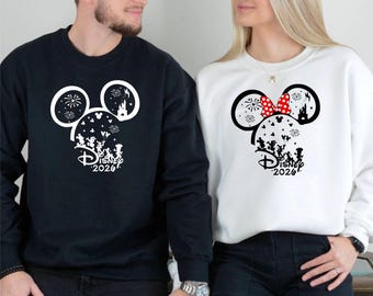 Disneyland 2026 Holiday Jumper, Vacation Unisex Holiday Jumper, Reveal Tops Paris Florida Travel Jumper, Matching Family Tops Gift JumperTop