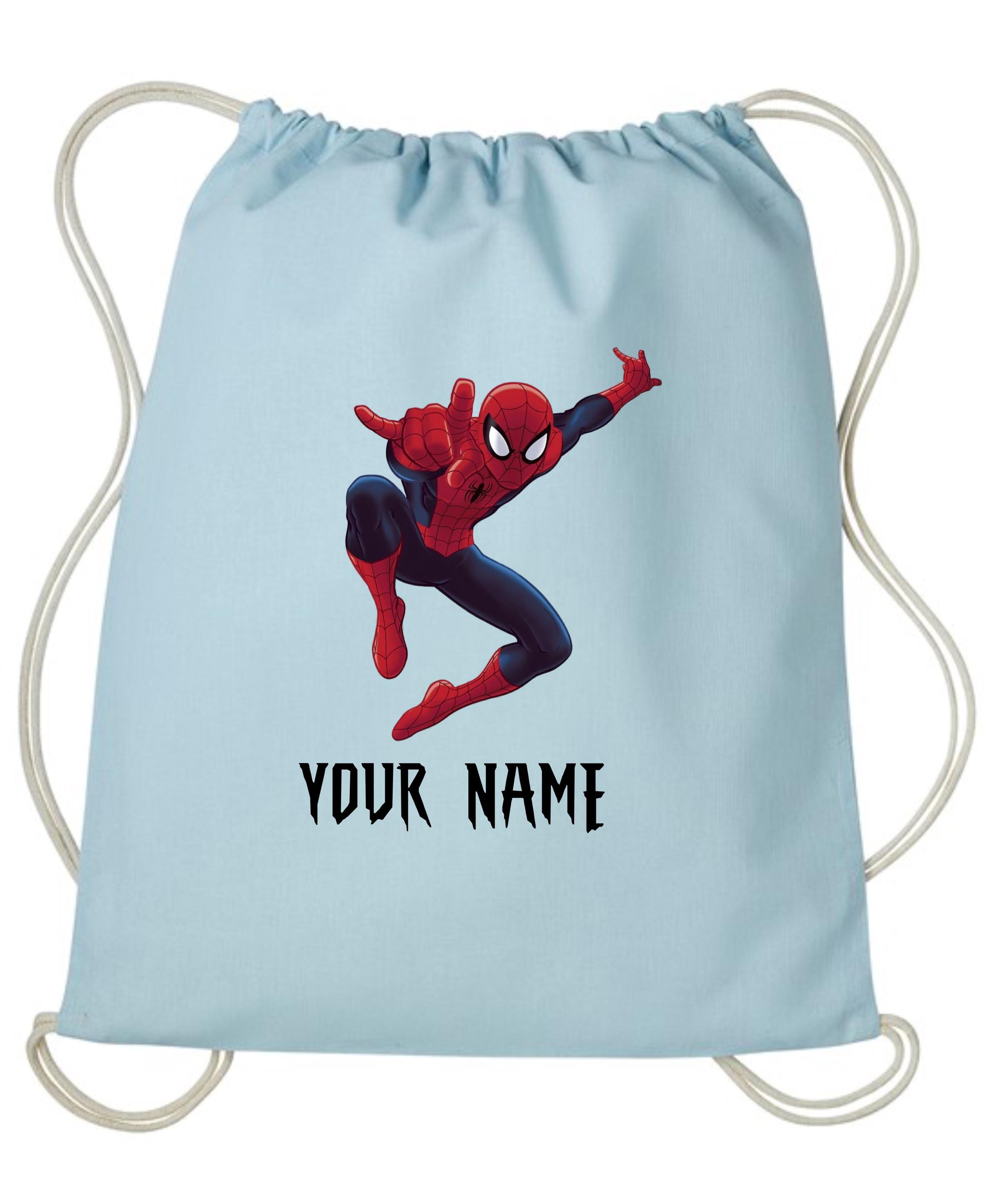 Drawstring Bag Personalised Spiderman Backpack Buy Personalized