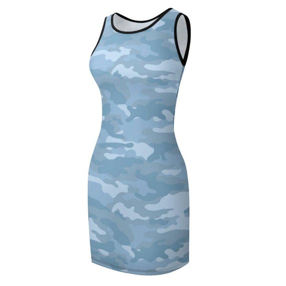 blue camouflage dress Bahamas Camouflage - Dress