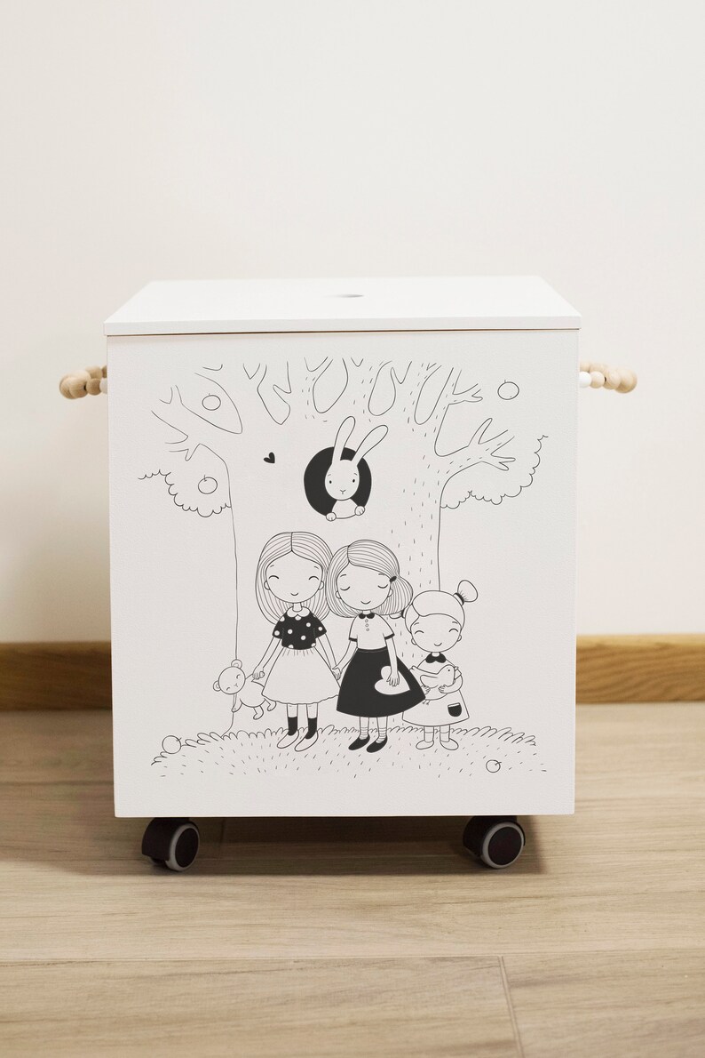 personalised baby storage box