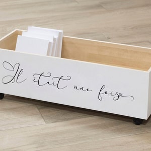 Bibliothèque Montessori, étagère en bois, bibliothèque naturelle pour enfants, étagère libre-service, étagère à livres, présentoir de livres, Il était une fois