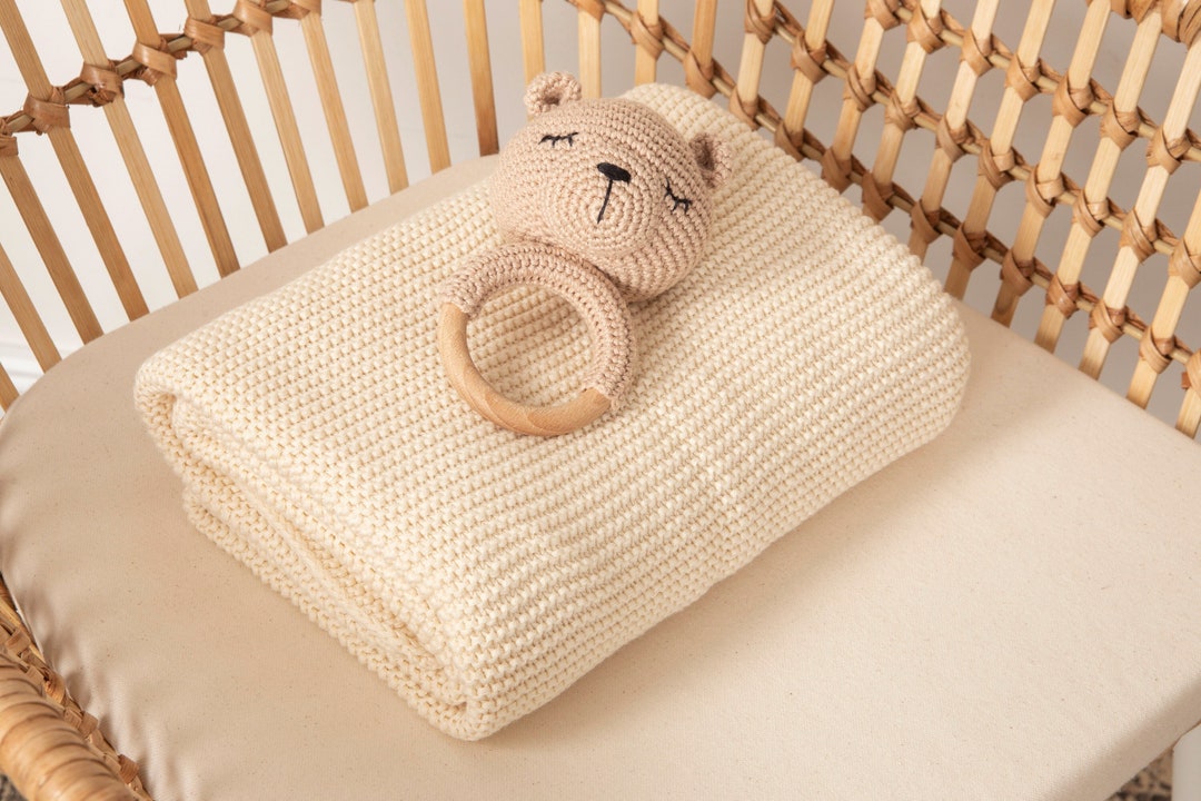 Newborn Baby Blanket Knit Baby Blanket Gift for Baby Etsy