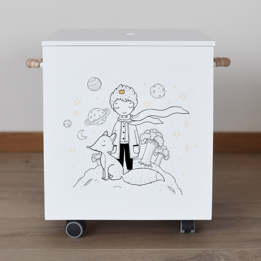 Kidsmood Spielzeugkiste Aus Holz - Personalisiert Mit Namen, 40x30x14cm