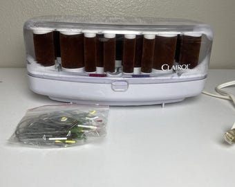 CLAIROL 24 Kindness Velvet Hot Rollers Curlers Clips VH 24-1 China Tested Works