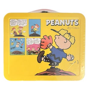 NWT 1980 Hallmark PEANUTS School Days Mini LunchBox Numbered Sealed Snoopy Comic