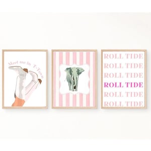 University of Alabama Preppy Prints