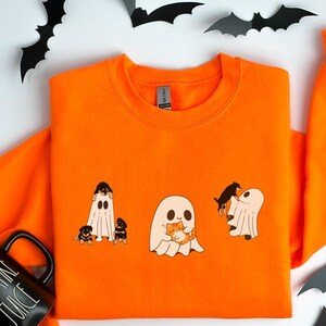 Halloween Sweatshirt-Ghost Sweatshirt-Halloween Shirt-Halloween Sweater-Witch Shirt-Fall Sweatshirt