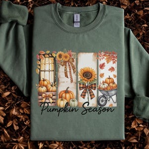 Pumpkin Season Sweatshirt - Thanksgiving Gift Fall Gifts - Autumn Sweatshirt - Cute Fall Sweatshirt - Halloween Sweatshirts For Women