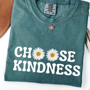 Choose Kindness Comfort Colors® Shirt, Teacher Shirt, Motivational Shirt, Teacher Appreciation, Back To School Teacher Shirt, Be Kind Shirt