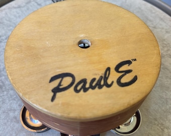 Handcrafted tambourines. Beautifully made by Paul E