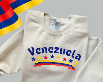Venezuela Pride Sweatshirt – Venezuelan Heritage Shirt – South America Flag Graphic Tee – Cultural Identity Gift