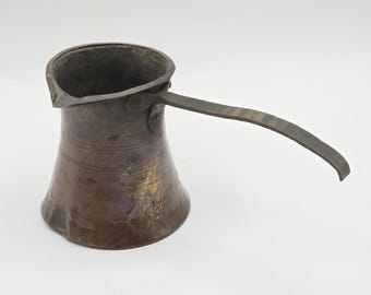 Antique Turkish Copper Dipper/Ladle/Ibrik