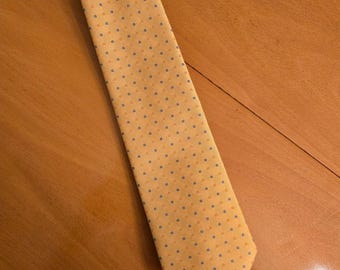 Brooks Brother's Makers 100% Silk Tie- Yellow Patterned