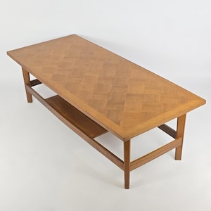 Mid Century Modern Split Rail Coffee Table