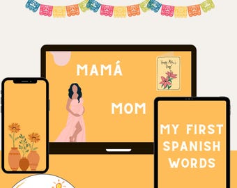 Minhas primeiras palavras em espanhol - Flashcards bilíngues