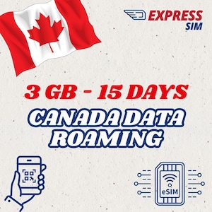 Canada Mobile Data E-Sim (Fast Speed Internet and Easy Installation)