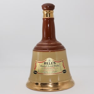 Vintage Bell’s Scotch Whiskey Decanter - Empty Ceramic Bottle