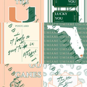 University of Miami Dorm Posters