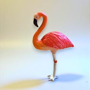 50 Mini Flamant Rose, Mignons Mini Animaux En Résine Décorations