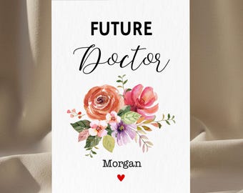 Personalized Doctor of Education Card, Graduated Gifts For Women Men, Custom Name Dr Graduation Gifts