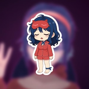 Bubble-free stickers Sleepy Mita