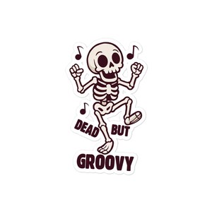 Sticker Dancing Skeleton Vibes
