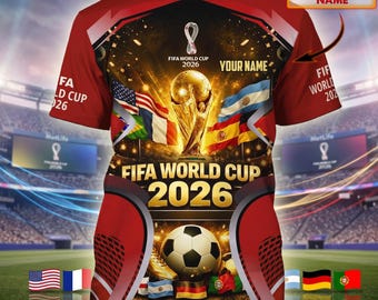 Fussball WM 2026 Shirt, Fussball WM 2026 Trikot, WM 2026 Bekleidung, USA 2026 Fußball Geschenk, Fankleidung für Fußballliebhaber