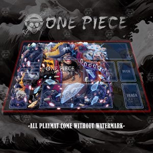 One Piece Playmat – kurohige Vibes | 24x14&quot; Gaming Mat | Otaku Desk Setup | Anime Mouse Pad Gift