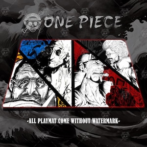 One Piece Krabbeldecke – Admirals Vibes | 60x36cm Gaming Mat | Otaku Schreibtisch Einrichtung | Anime Maus Pad Geschenk
