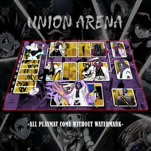 Union Arena Playmat – mayuri kurotsuchi Vibes | 24x14&quot; Gaming Mat | Otaku Desk Setup | Anime Mouse Pad Gift