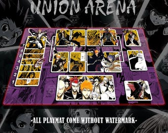 Union Arena Playmat, Union Arena Card Game, Anime, With or Without
