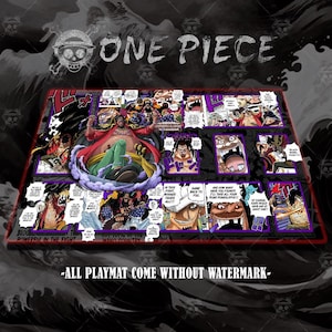 One Piece Playmat – kurohige Vibes | 24x14&quot; Gaming Mat | Otaku Desk Setup | Anime Mouse Pad Gift